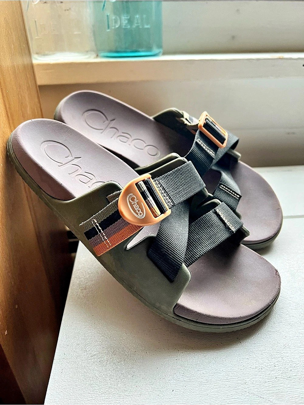 Chaco Z/Cloud Sport Sandals Green & Black Women’s US 8